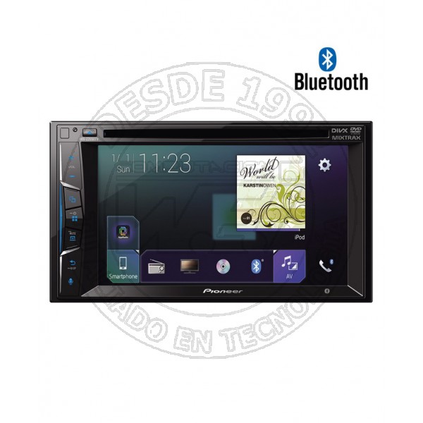 Radio Pioneer 6.2 Mp3 Dvd Bt Usb I Phone (I010AVHZ2050TV)