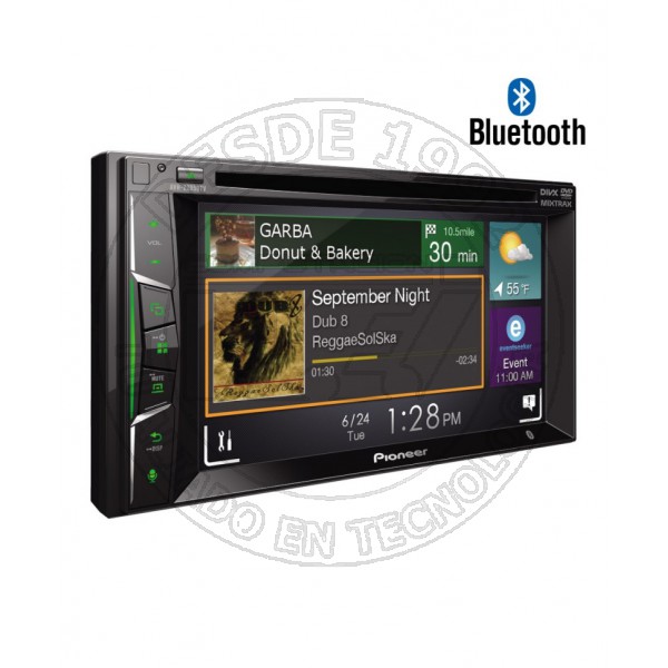 Radio Pioneer 6.2 Mp3 Dvd Bt Usb I Phone