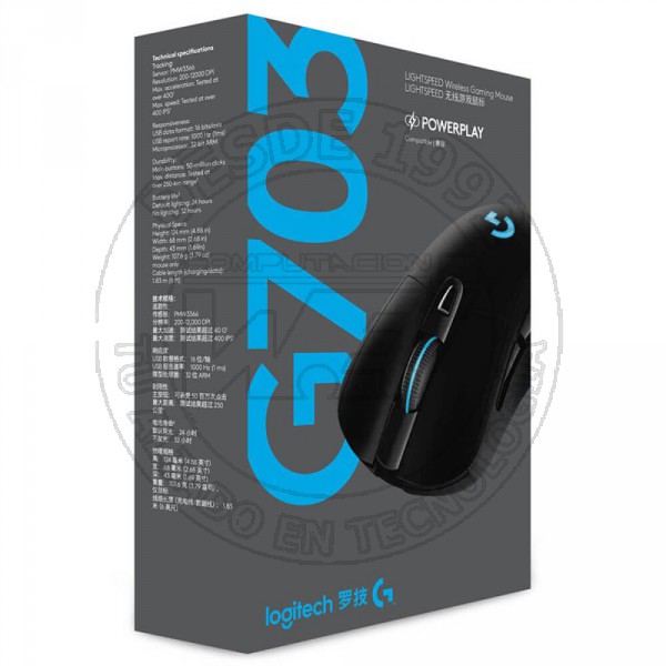 Mouse Gamer Inalámbrico Logitech G703 Lightspeed (910-005639)