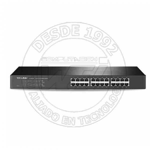 Switch 24- Port Carcasa De Acero (Tl-Sf1024) (I33029TPLF1024)