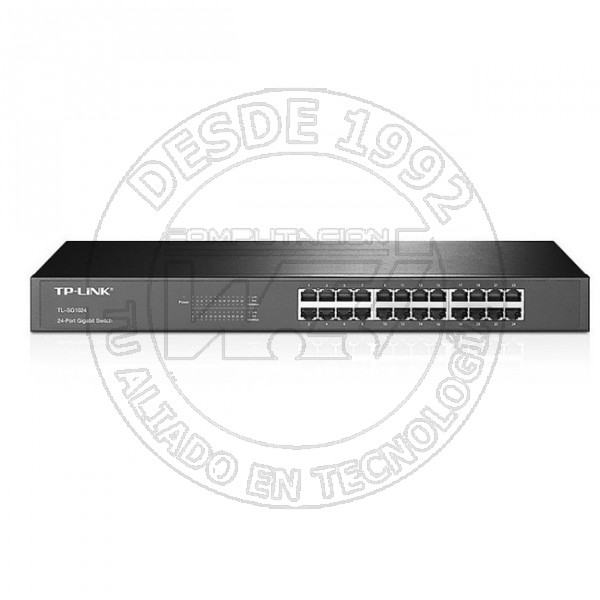 Switch De Acero 24 Puertos (Tl-Sg1024) (I33029TPLG1024)