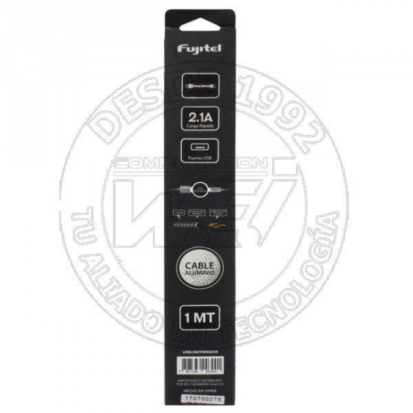 Cable Braided Usb-Lightning Silver 1m (S160USBLIGHTNING04S)