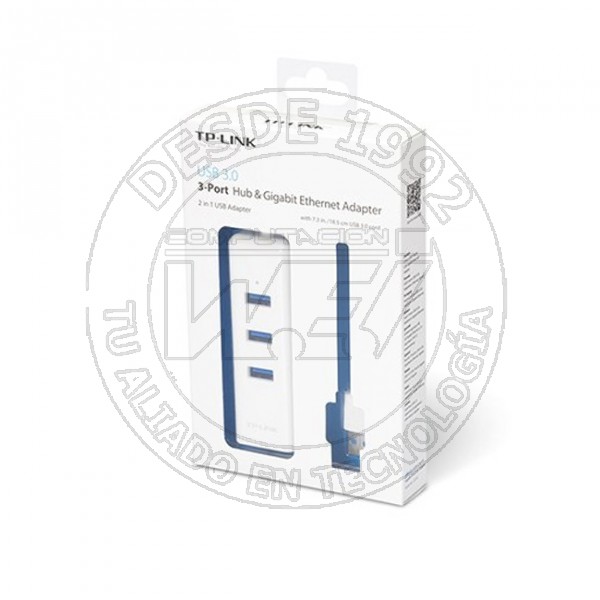 Usb 3.0 3-Port Hub  Gigabit Ethernet Adapter 2a In (S330UE330)