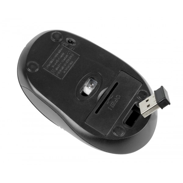 Mouse Inalámbrico 6 BoTóners 1600 Dpi Rojo (KMW-330RD)