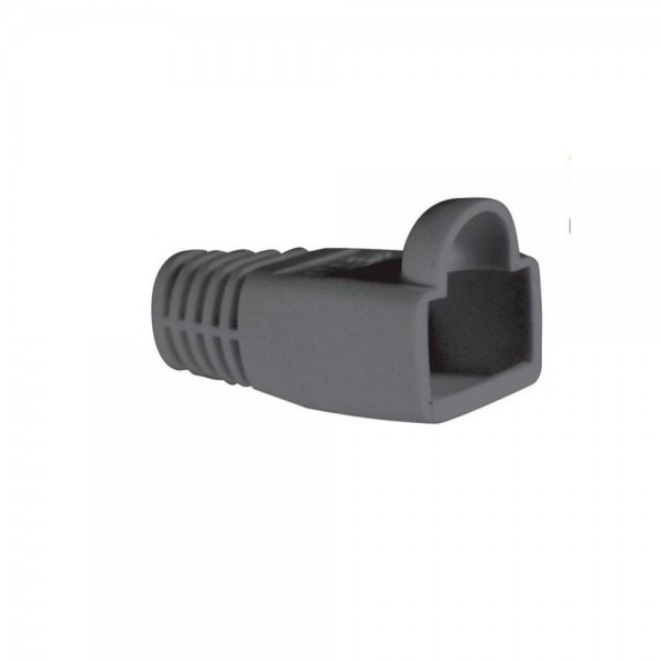 Tapones Protectores Para Cables de Red RJ5  Paquete de 100 Unidades Color Gris