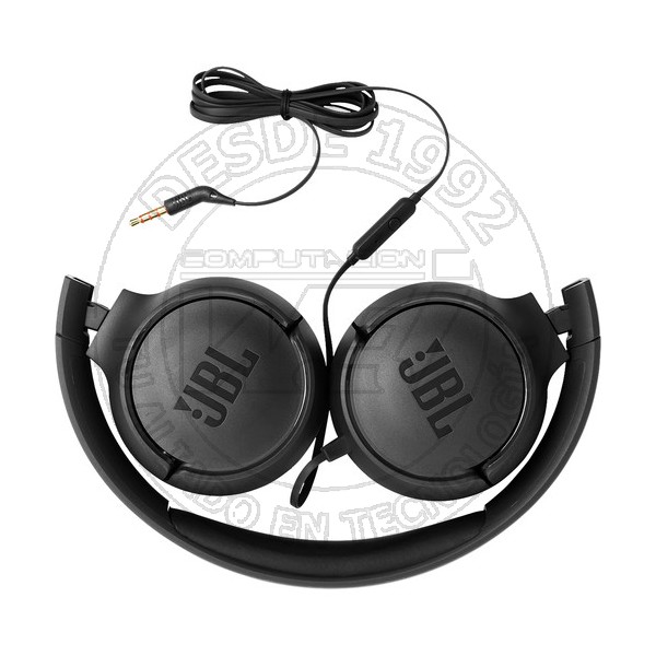 Audífonos T500 Wired Onear Black S. Ame (JBLT500BLKAM)