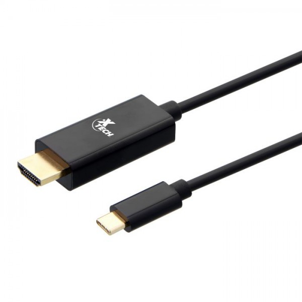 Cable Hdmi Macho A USB-c Macho En Caja Xtech Xtc-545 Negro