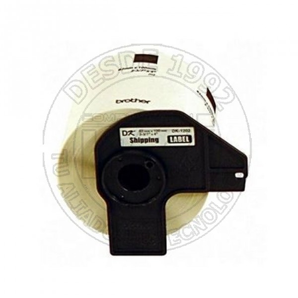 Rollo Etiquetas Dk 1202 Brother Original 62x100mm, 300 Etiq. (DK1202)