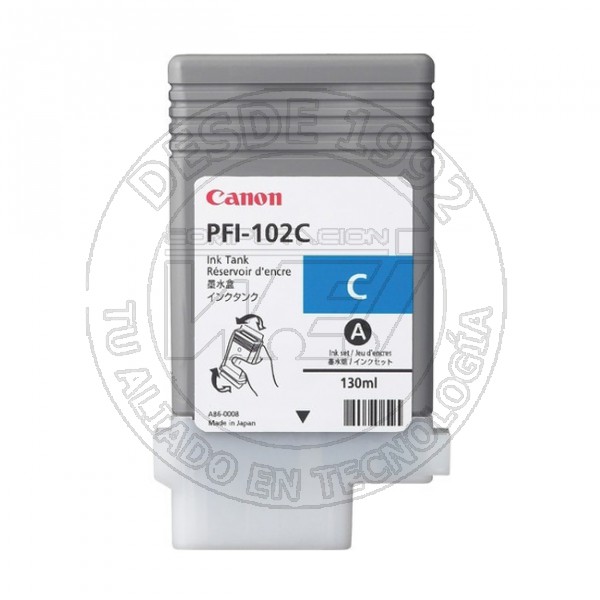 Ink Tank Cyan Pfi-102c (0896B001.)