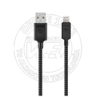 Cable Usb-A A Lightning Dusted Rugged De 1,2 M Negro