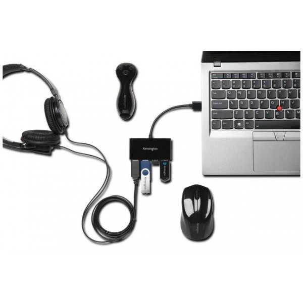 Hub Usb Kensington K39121eu de 4 Puertos Usb 3.0 (K39121WW)