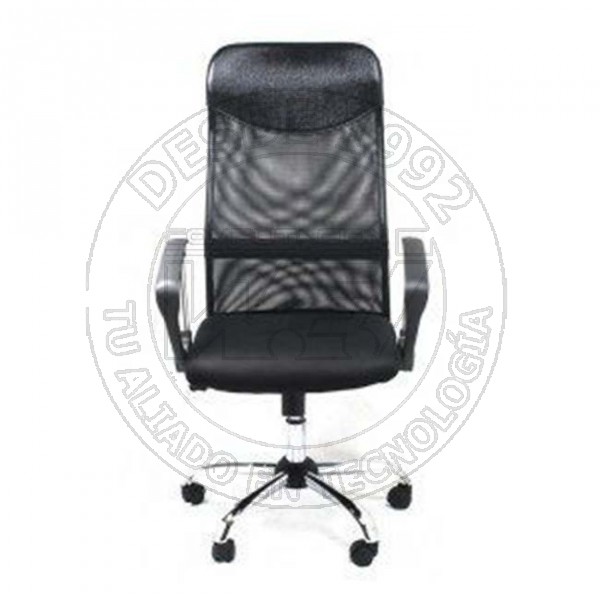 Silla Ejecutiva Negra Respaldo Apoya Brazo Ruedas (QZY-2501)