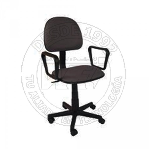 Silla de Escritorio Con Apoya Brazos Negra (QZY-H4 BLACK)