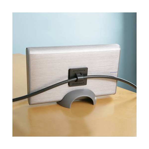 K64615 Cable Antirrobo Negro,  Plata 2, 44 M (K64615US)