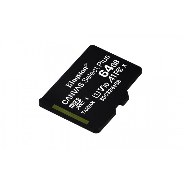 Tarjeta de Memoria  Kingston Microsdxc 64 GB Clase 10 Uhsi (SDCS2/64GB)