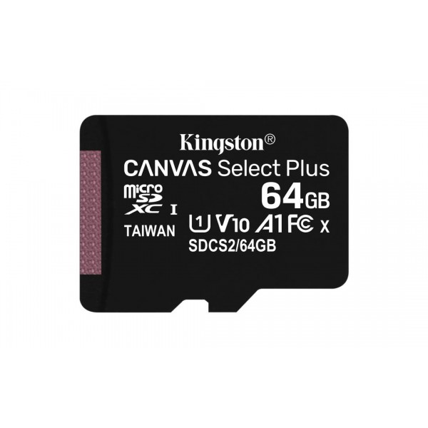 Tarjeta de Memoria  Kingston Microsdxc 64 GB Clase 10 Uhsi