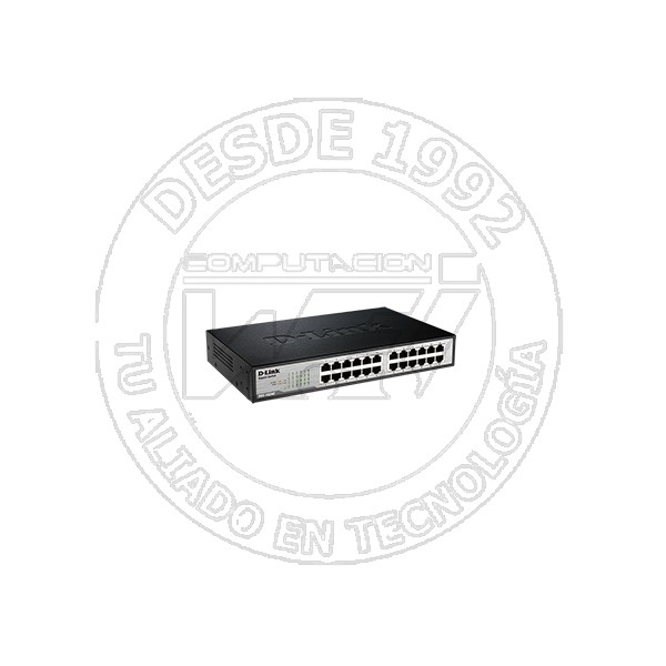 Switch DLink No Administrado Gigabit Ethernet Dgs-1024C Negro (DGS-1024C)