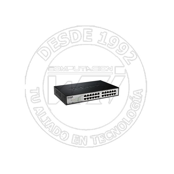 Switch DLink No Administrado Gigabit Ethernet Dgs-1024C Negro