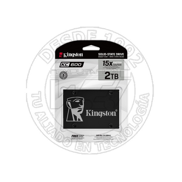 Disco Sólido Ssd Kingston Kc600 2.5 2048 GB Serial Ata Iii 3D Tlc (SKC600/2048G)