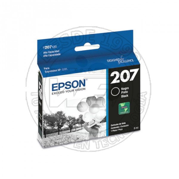 Cartucho de Tinta Epson 207 Black Ink Cartidge Xp-2101 (T207120-AL)