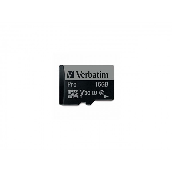 Tarjeta de Memoria  Verbatim Microsd Pro 16GB 600X Uhs1 Clase 10