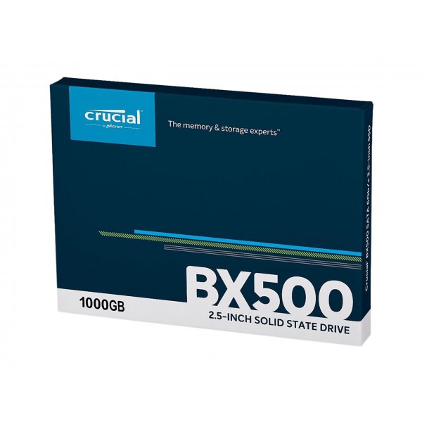 Disco Solido SSD Crucial BX500 1TB 2,5 Pulg. 3D NAN DATA SATA III (CT1000BX500SSD1)