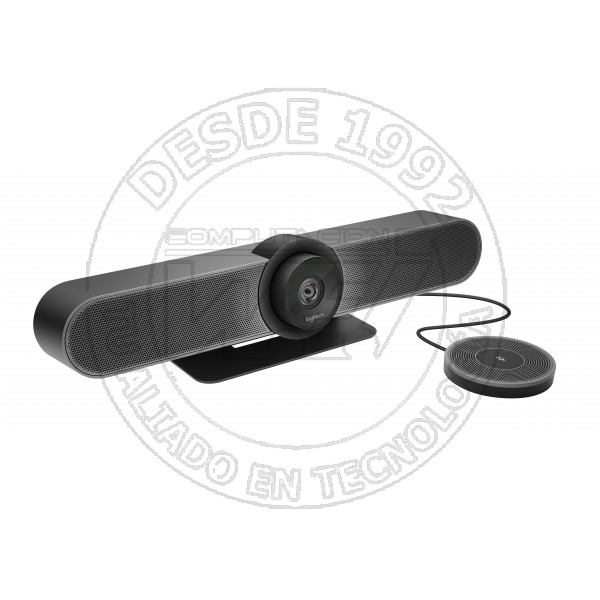 Cámara de Videoconferencias Logitech MeetUp + Expansión Mic Black (960-001201)