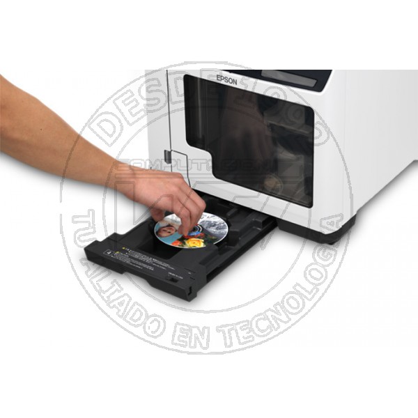 Disc Publisher PP100III  60 Discos  USB 3.2 Gen 1  Negro/Blanco (C11CH40001)