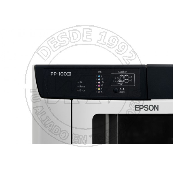 Disc Publisher PP100III  60 Discos  USB 3.2 Gen 1  Negro/Blanco (C11CH40001)