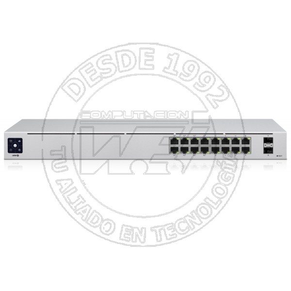 Unifi 16-Port Poe Gestionado L2l3 Gigabit Ethernet (101001000) Plat (USW-16-POE)