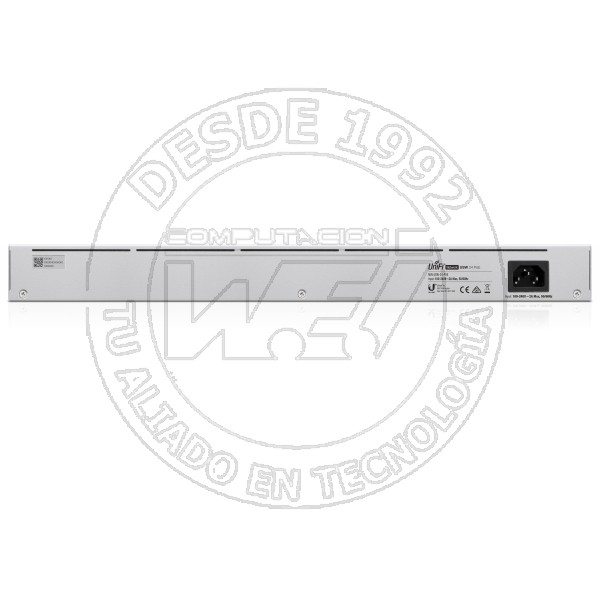 Unifi 24-Port Poe Gestionado L2 Gigabit Ethernet (101001000) Plat (USW-24-POE)