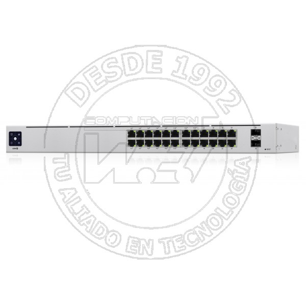 Unifi 24-Port Poe Gestionado L2 Gigabit Ethernet (101001000) Plat (USW-24-POE)