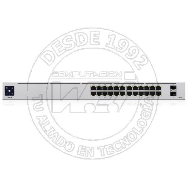 Unifi 24-Port Poe Gestionado L2 Gigabit Ethernet (101001000) Plat (USW-24-POE)