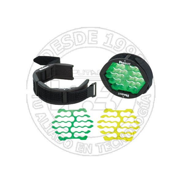 Cbot24k Abrazadera Para Cable Negro, Verde, Amarillo (CBOT24K)