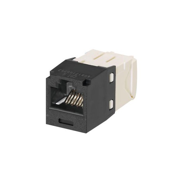 Utp Rj45 Tg-Minijack Kat 6 Negro, Blanco (CJ688TGBL)