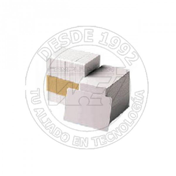 Tarjeta En Blanco Zebracard 104523-111 Cr-80 Premier Pac, 30 Mil, Blanco (Paquete De 500)