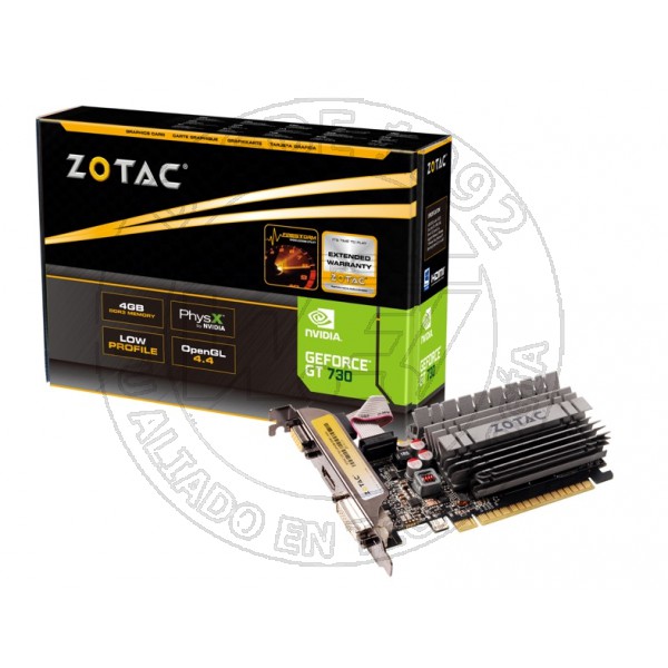 Zt-71115-20l Tarjeta Gráfica Nvidia Geforce Gt 730 4 Gb Gddr3 (ZT-71115-20L)