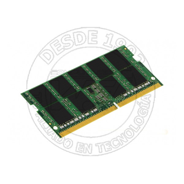 Memoria Ram  Para Notebook Kingston, 32GB Sodimm Ddr4 2666Mhz, Non Ecc Cl19 (KCP426SD8/32)