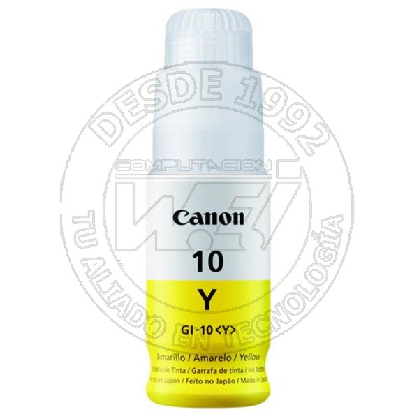 Botella de Tinta Canon Gi-10 70Ml - Amarillo (3393C001)