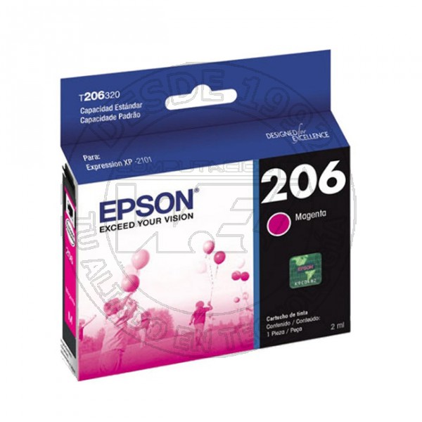 Cartucho de Tinta Epson T206 Magenta  (T206320-AL)