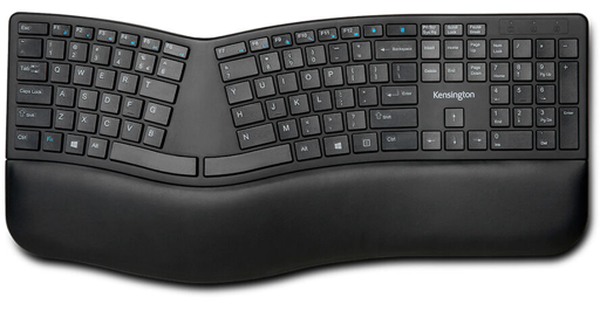 Teclado Inalámbrico Pro Fit Ergonomico  2.4 Ghz, Bluetooth 4.0  Spanish   Negro