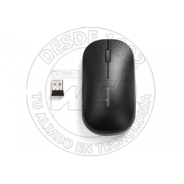 Mouse Inalámbrico Rf + Bluetooth 2400 Dpi Ambidextro Suretrack  Negro (K75298WW)