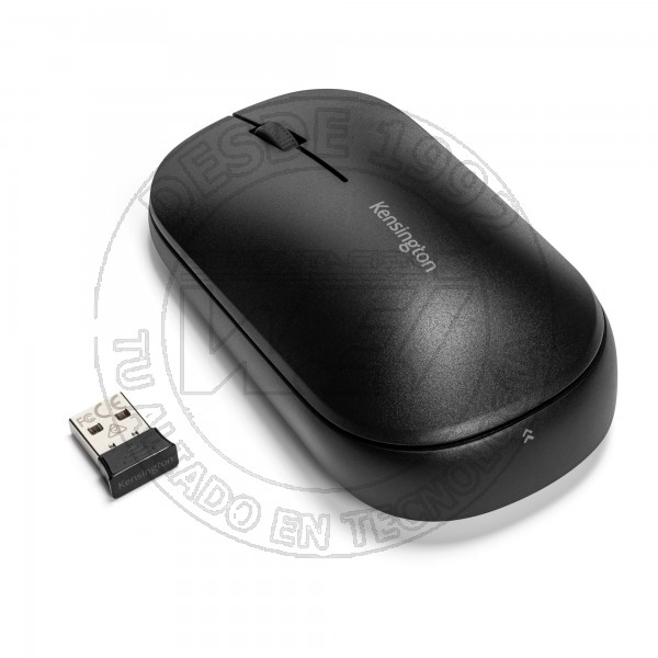 Mouse Inalámbrico Rf + Bluetooth 2400 Dpi Ambidextro Suretrack  Negro
