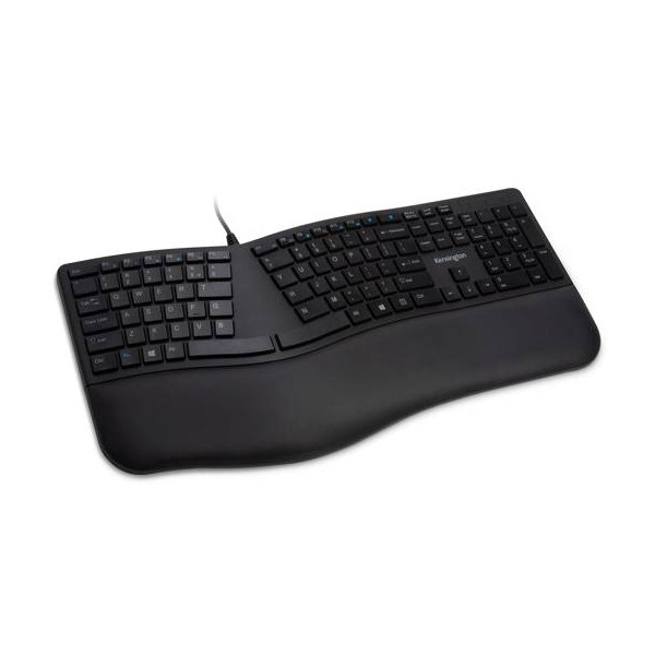 Teclado  Usb Ergonomico Pro Fit  Color Negro