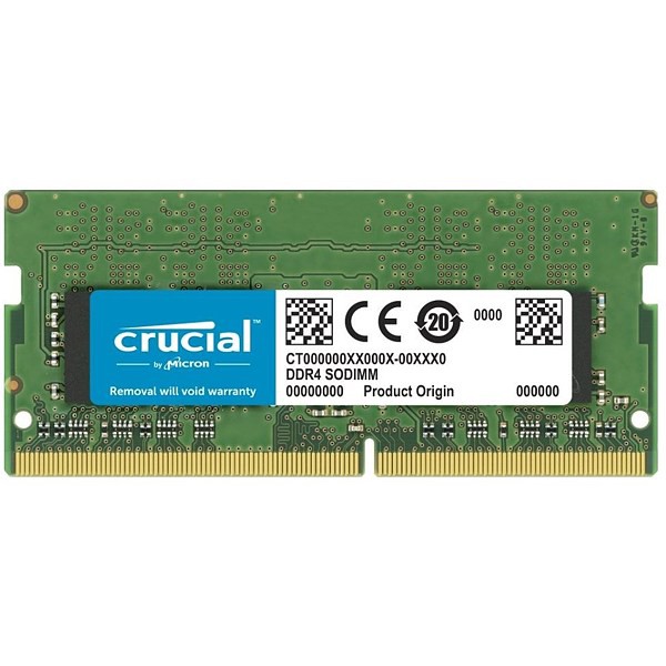 Memoria Ram Crucial de 8GB DDR4 3200MHz Sodimm 1.2V