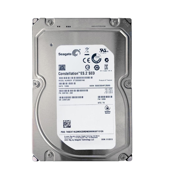 Disco Duro Seagate Constellation ES 1TB de 3.5in Caché 128MB, 7200 RPM, SATA III (6.0 Gb/s) Reacondicionado