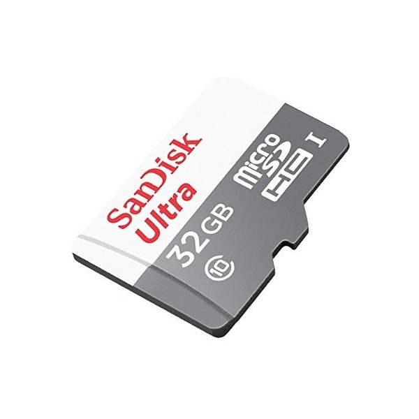 Tarjeta De Memoria Micro Sd Sandisk 32gb Ultra Microsdhc, Con Adaptador (SDSQUNR-032G-GN3MA)