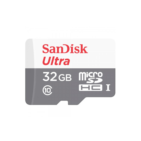 Tarjeta De Memoria Micro Sd Sandisk 32gb Ultra Microsdhc, Con Adaptador