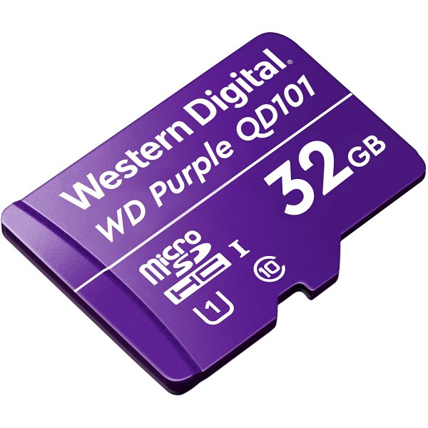 Tarjeta de Memoria  Microsd 32GB Wd Purple Surveillance Class10