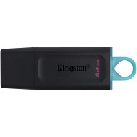 Pendrive Kingston 64 GB USB Exodia Black Teal